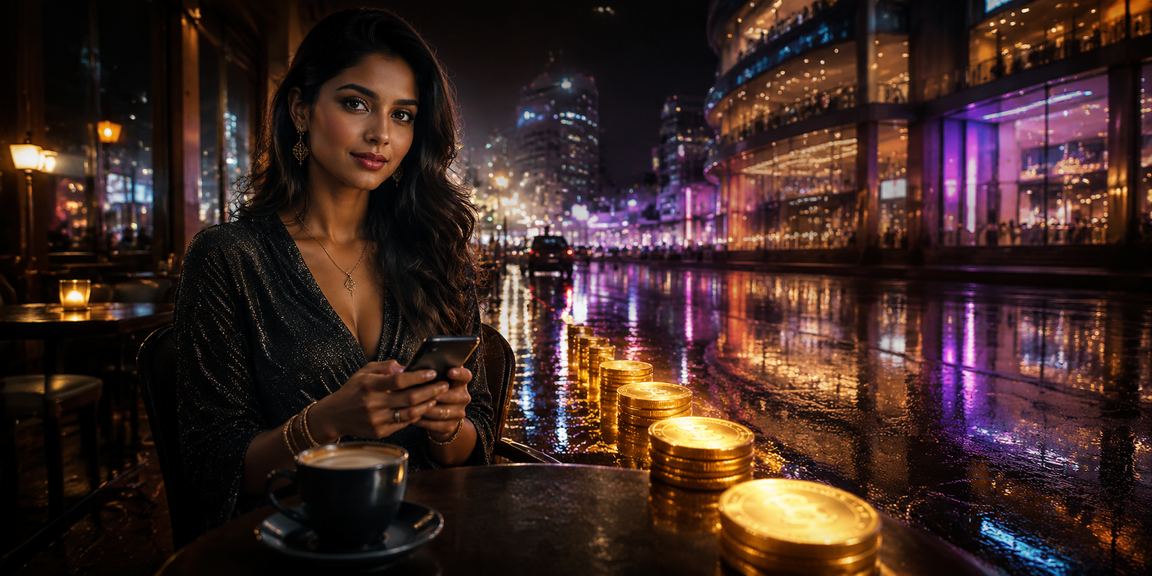 Busy Mumbai marketplace at night illustrating vibrant local scene